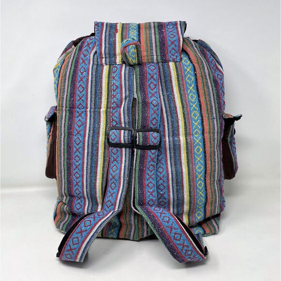 Multi Color Large Backpack Multi pockets Overnight bag - Picture 5 of 5